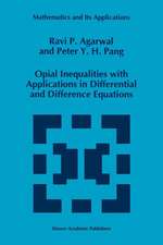 Opial Inequalities with Applications in Differential and Difference Equations