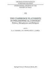 The Cambridge Platonists in Philosophical Context: Politics, Metaphysics and Religion