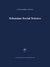 Schutzian Social Science