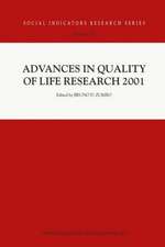 Advances in Quality of Life Research 2001