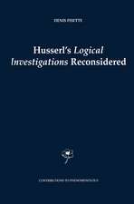 Husserl's Logical Investigations Reconsidered