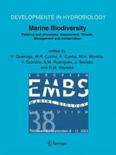 Marine Biodiversity: Patterns and Processes, Assessment, Threats, Management and Conservation