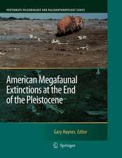 American Megafaunal Extinctions at the End of the Pleistocene