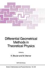 Differential Geometrical Methods in Theoretical Physics