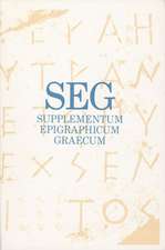 Supplementum Epigraphicum Graecum, Volume XXXIX (1989)