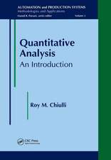 Quantitative Analysis: An Introduction