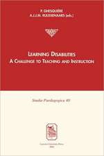 Learning Disabilities: A Challenge to Teaching and Instruction