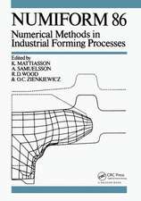 Numiform 86: Numerical Methods in Industrial Forming Processes: Proceedings of the 2nd international conference, Gothenburg, 25-29 August 1986
