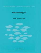 Paleolimnology IV: Proceedings of the Fourth International Symposium on Paleolimnology, held at Ossiach, Carinthia, Austria