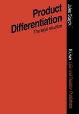 Product Differentiation in Terms of Packaging Presentation, Advertising, Trade Marks, ETC.: An Assessment of the Legal Situation Regarding Pharmaceuticals and Certain Other Consumer Goods