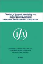 Ifa Taxation of Domestic Shareholders