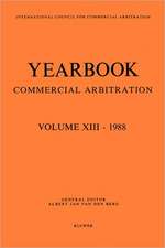 Yearbook Commercial Arbitration, 1988