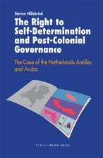 The Right to Self-Determination and Post-Colonial Governance: The Case of the Netherlands Antilles and Aruba