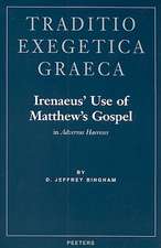 Irenaeus' Use of Matthew's Gospel: In Adversus Haereses