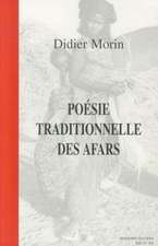 Poesie Traditionnelle Des Afars