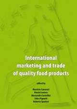 International marketing and trade of quality food products