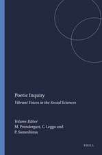 Poetic Inquiry: Vibrant Voices in the Social Sciences