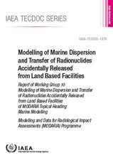 Modelling of Marine Dispersion and Transfer of Radionuclides Accidentally Released from Land Based Facilities