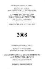 Reports of Judgements, Advisory Opinions and Orders: Case Concerning Territorial and Maritime Dispute (Nicaragua V. Colombia) Order of 18 December 200