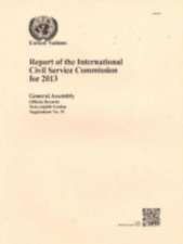 Report of the International Civil Service Commission for 2013