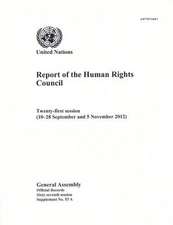 Report of the Human Rights Council: 67th Session Supp. No. 53a