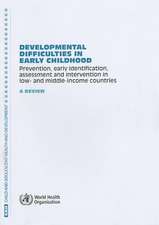 Developmental Difficulties in Early Childhood: A Re