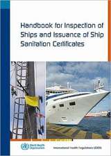 Handbook for Inspection of Ships and Issuance of Ship Sanitation Certificates