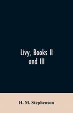 Livy, books II and III