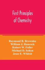 First principles of chemistry