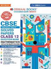 Oswaal CBSE Class 12 Mathematics Question Bank 2023-24 Book