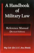 A Handbook of Military Law