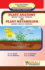 PLANT ANATOMY (PAPER-VII) & PLANT METABOLISM (PAPER-VIII)