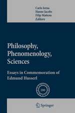 Philosophy, Phenomenology, Sciences: Essays in Commemoration of Edmund Husserl