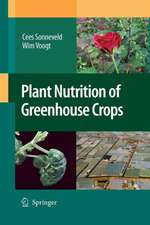 Plant Nutrition of Greenhouse Crops