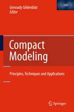 Compact Modeling: Principles, Techniques and Applications