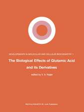 The Biological Effects of Glutamic Acid and Its Derivatives