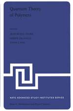 Quantum Theory of Polymers: Proceedings of the NATO Advanced Study Institute on Electronic Structure and Properties of Polymers held at Namur, Belgium, 31 August–14 September, 1977