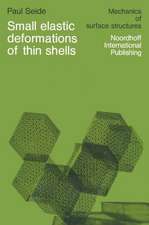 Small elastic deformations of thin shells