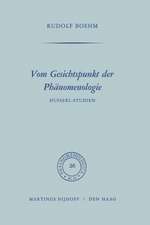 Vom Gesichtspunkt der Phänomenologie: Husserl-Studien