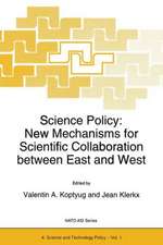 Science Policy: New Mechanisms for Scientific Collaboration between East and West