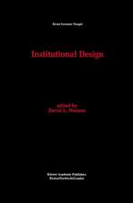 Institutional Design