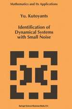 Identification of Dynamical Systems with Small Noise