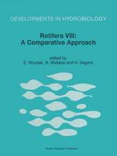 Rotifera VIII: A Comparative Approach: Proceedings of the VIIIth International Rotifer Symposium, held in Collegeville, Minn., U.S.A., 22–27 June 1997