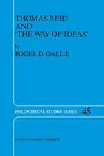 Thomas Reid and ‘The Way of Ideas’