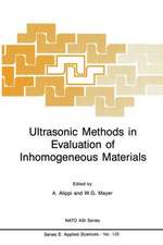 Ultrasonic Methods in Evaluation of Inhomogeneous Materials