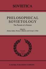 Philosophical Sovietology: The Pursuit of a Science