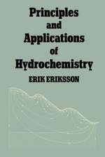 Principles and Applications of Hydrochemistry