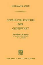 Sprachphilosophie der Gegenwart