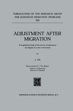 Adjustment after Migration: A longitudinal study of the process of adjustment by refugees to a new environment