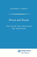 Person und Dasein: Zur Frage der Ontologie des Wertseins